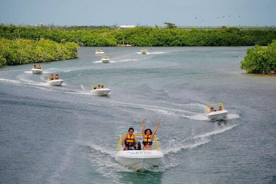 SSS Experience. Speedboat, Snorkel, and Sightseeing in Cancun, Must Do Activity