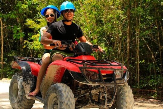 Adrenaline Combo 3x1 Zipline, ATV (Shared) & Cenote - Departures Cancún