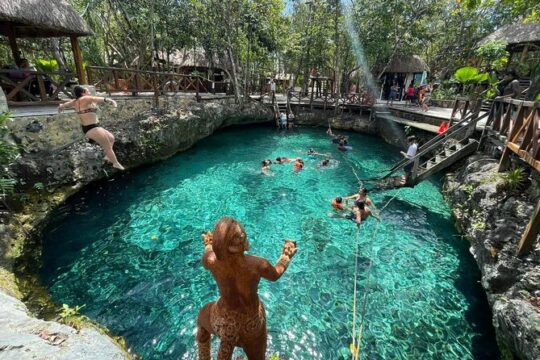 Eco Day! Cenote Kuxtal & Cenote Zacil Ha with Lagoon From Cancun