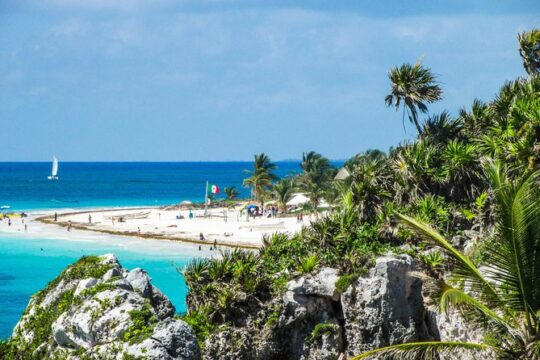 4x1 Tour: Coba, Tulum, Cenote & Playa del Carmen City from Cancun