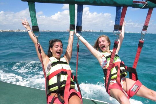 Cancun Ultimate Combo: Snorkeling, Parasailing & Mayan Ruins