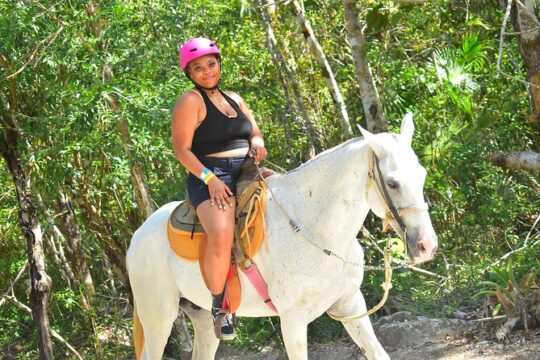 Horseback, ATV´s, Ziplines, Cenote, Hanging bridge Lunch and Round Trip Included