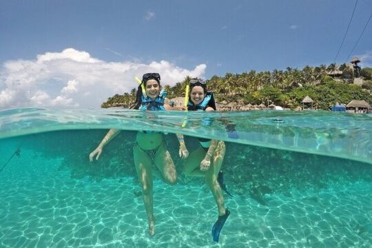 Snorkeling all Day Garrafon Reef Park VIP Isla Mujeres & Kayacking & Beach Club