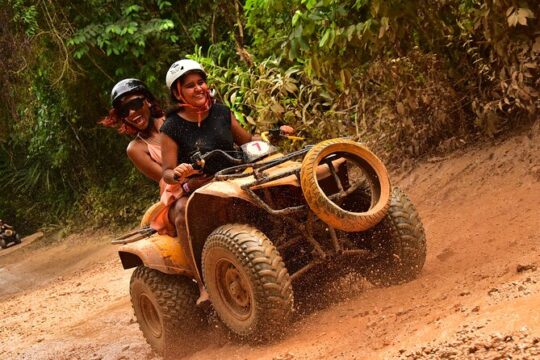 Atv Tour In Cancun (swim Cenote, Tarzan Jump And 5 Ziplines Included)