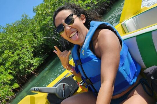 Individual Jungle Tour - Speed Boat at Nichupte Lagoon & Snorkel