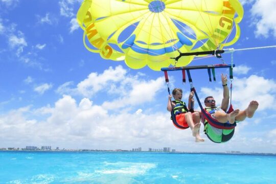 Snorkeling and Parasailing Over the Sea - ''Do It All'' Package