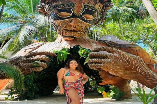 Tulum and Cenotes Tour Casa Tortuga plus Mother Nature Sculpture