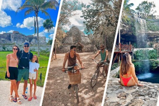 Full Day Guided Tour to Tulum & Cobá with Mayan Buffet Included