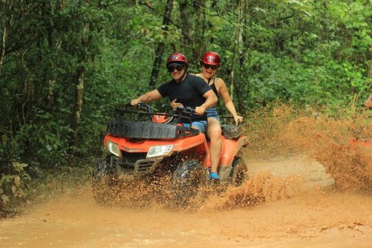 ATV, Ziplines and Cenote swim full experience from Cancún