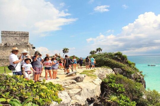 Amazing tour to Tulum, Coba, a real Mayan Cenote & Playa del Carmen from Cancun