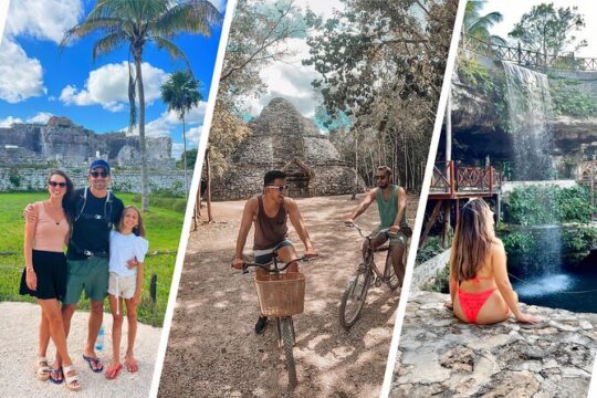 Full Day Guided Tour to Tulum & Cobá with Mayan Buffet Included