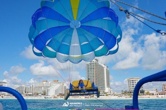 Skyrider Parasailing Tour with Panoramic View of Cancun