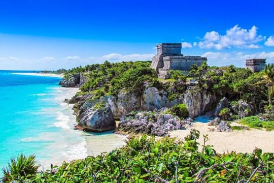 Tulum Ruins Cenotes house turtle and mother nature