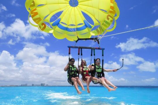 Parasailing & Snorkeling Adventure from Cancun