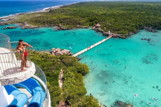 Xel Ha Park Snorkeling & Buffete & Open bar only from Cancun