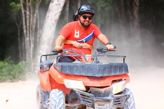 ATV's and Off Road Vehicles with Ziplines and Cenotes