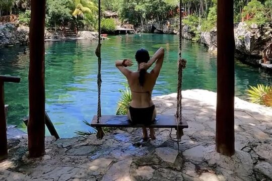 Casa Tortuga Cenote Park and Tulum Ruins! Eco Tour from Cancun