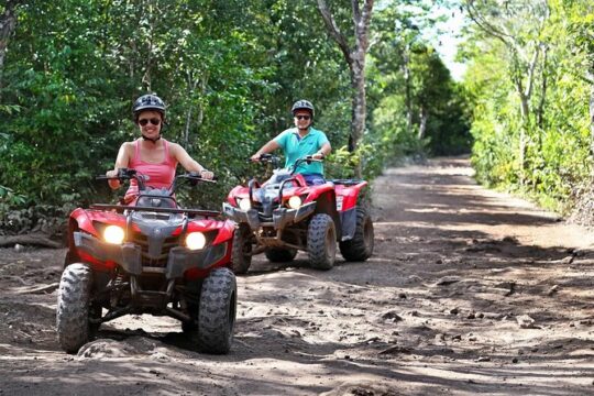 Zipline Tour includes Cenote Swim and ATV Circuit with round trip and lunch