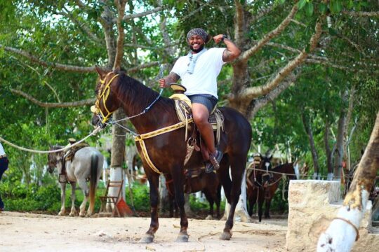 ATV Ziplines Cenote Lunch and Horseback Riding