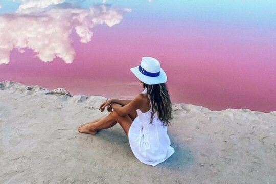 Amazing Natural Pink Lake, Las Coloradas Tour! Round Transportation from Cancun