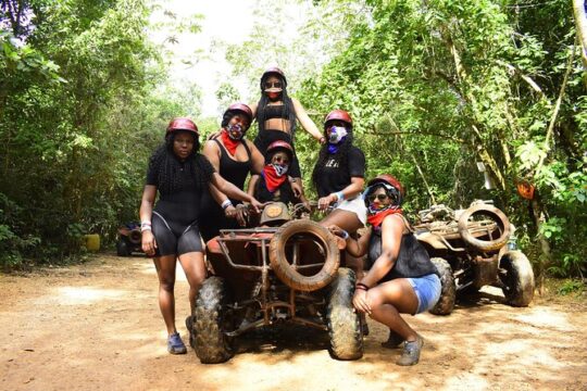 ATV(shared), Ziplines with Cenote Tour From Cancun