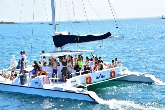 Isla Mujeres Catamaran Adventure All Inclusive from Cancun