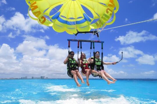 Combo Parasailing and Amazing snorkeling in Cancun