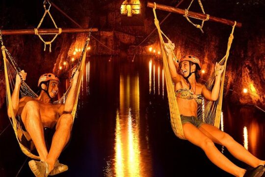 All Inclusive Adrenaline Tour Xplor Fuego from Cancún & Playa del Carmen