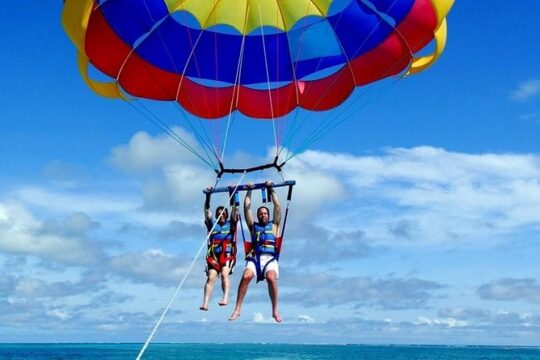 High Adventure! Parasailing In Cancun