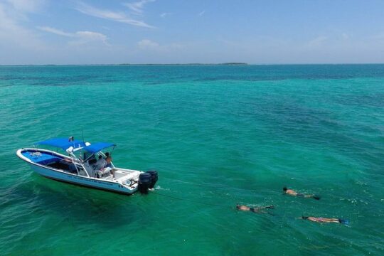 3 Islands Snorkel on boat, Isla Blanca, Contoy, Mujeres