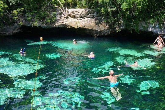 Private Snorkel Adventure! Akumal Reef + Cenote Swim