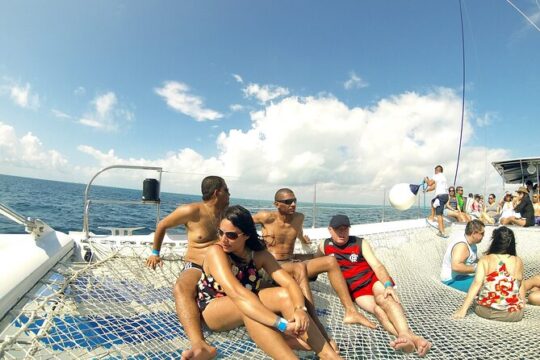 Tour Catamaran Sailing from Cancun to Isla Mujeres - With Open Bar