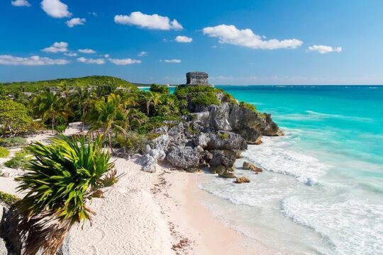 Deluxe Tour Tulum + Coba Ruins! Cenote Kuxtal & Playa del Carmen