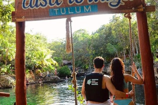 Ruins + Casa Tortugas Cenote Park from Cancun & Playa Del Carmen