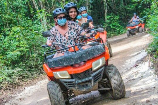 ATV, Ziplines and Cenote swim full experience from Cancún