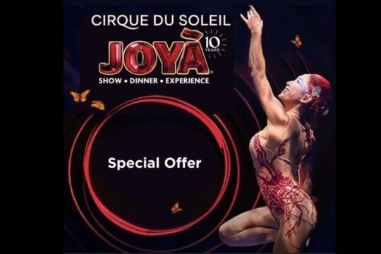 Cirque du Soleil JOYA Admission Tickets