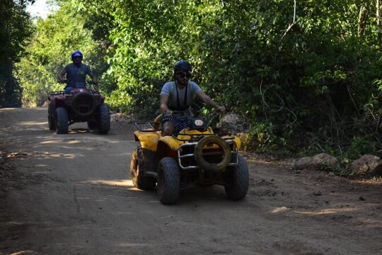 ATV Cancun and Tulum Tour: Zipline and round trip transfer