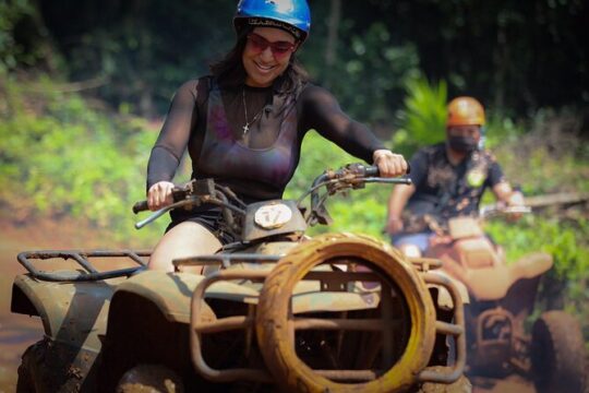 ATV Jungle with Ziplines, Cenote, Transportation & ATV Insurance