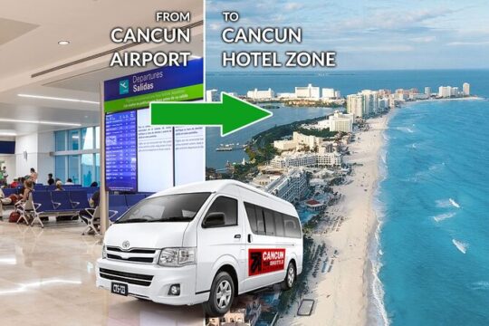 Private Transfer from Cancun Airport to Cancun Hotel Zone