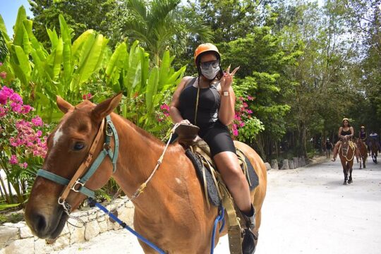 Horseback Riding with ATV, Zip line, Cenote & Tequila Tasting