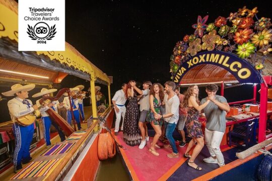 Xochimilco Park Dinner Cruise with Open-Bar and Transportation