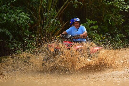 ATV, Zipline & Cenote Adventure & Speedboat Snorkeling Tour Combo