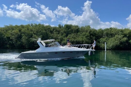 38-Foot yacht in Cancun Snorkel by Isla Mujeres