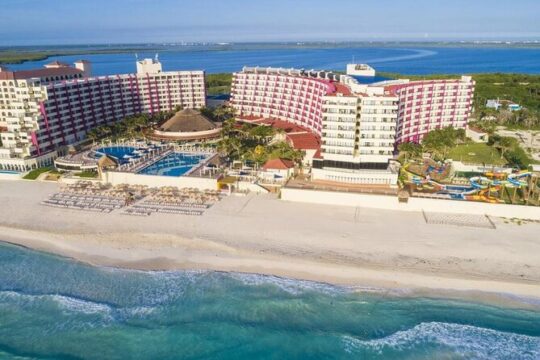 Cancun Airport and Crown Paradise Club Cancun Private Shuttle