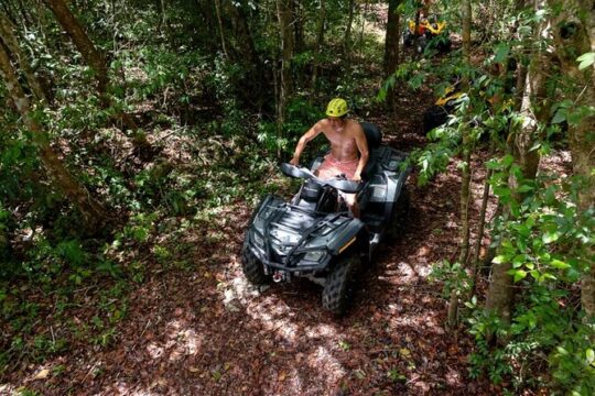 Puerto Morelos Tour with ATV, Zipline, and Cenote