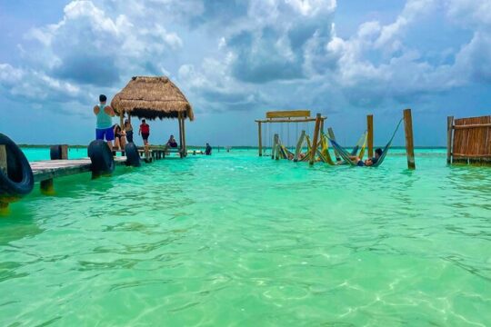 Amazing Bacalar Tour & Visit Marmol club with Kayak from Cancun!