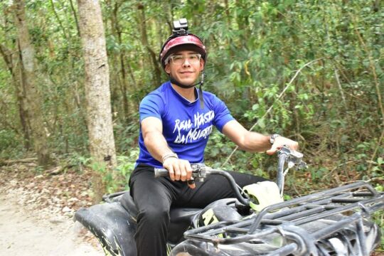 Combo ATV (Single) Cenote and Ziplines - Full Adrenaline from Playa del Carmen