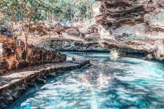 Natural adventure at cenote casa tortuga and Tulum ruins