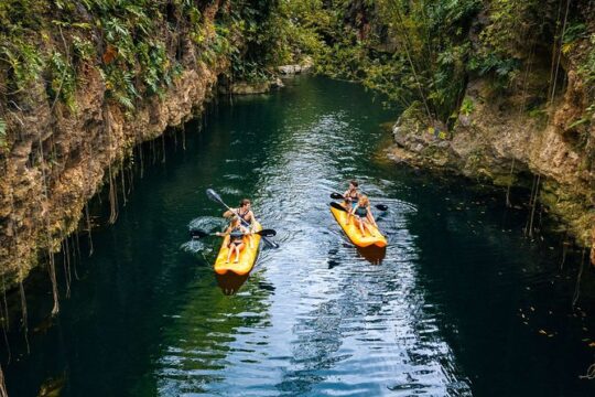 Xenotes Nature Adventure! Round Transportation From Cancun & Riviera Maya