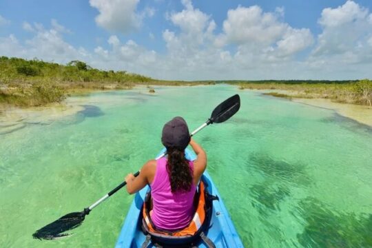 Kayak's & Adventure at Bacalar Lagoon! Round Transportation From Riviera Maya